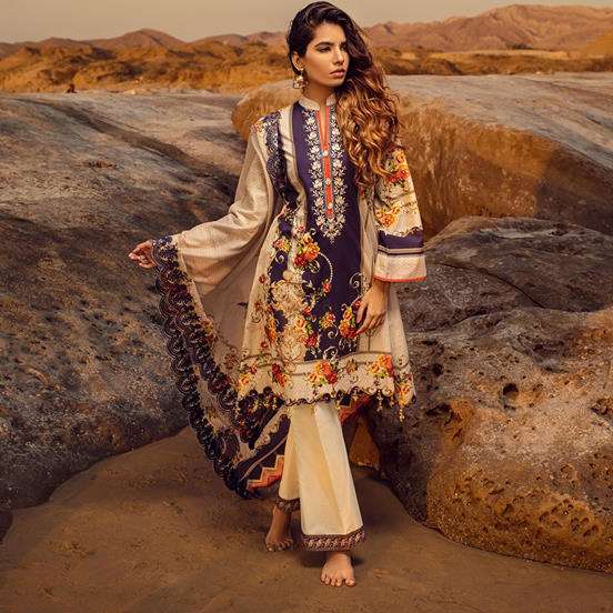 Iman Exclusive Embroidered Lawn Collection 2020 by Regalia Textile